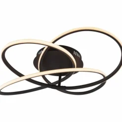 Luminaires Globo Lighting Plafonnier Globo PANDA LED Noir, 1 lumière* Éclairage Led