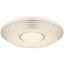 Luminaires Globo Lighting Plafonnier Globo PILLO LED Blanc, 1 lumière, Télécommandes* Éclairage Led