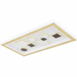 Luminaires Globo Lighting Plafonnier Globo RABEA LED Blanc, 1 lumière, Télécommandes