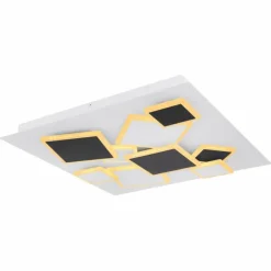 Luminaires Globo Lighting Plafonnier Globo RABEA LED Blanc, 1 lumière, Télécommandes