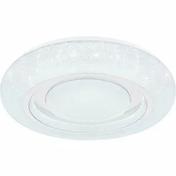 Luminaires Globo Lighting Plafonnier Globo RADA LED Blanc, 1 lumière