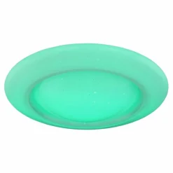 Luminaires Globo Lighting Plafonnier Globo RAVA LED Blanc, 1 lumière, Télécommandes, Changeur de couleurs* Éclairage Led