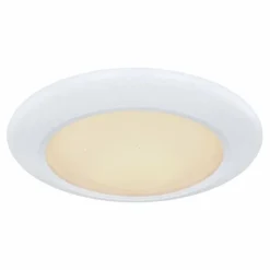 Luminaires Globo Lighting Plafonnier Globo RAVA LED Blanc, 1 lumière, Télécommandes, Changeur de couleurs* Éclairage Led