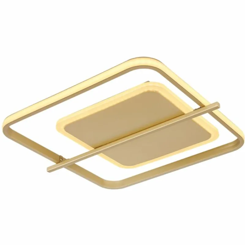 Lampes Dorées-Luminaires Globo Lighting Plafonnier Globo REBALL LED Or, 1 lumière