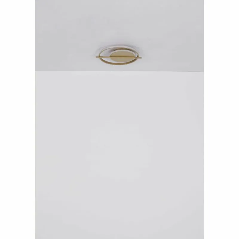 Lampes Dorées-Luminaires Globo Lighting Plafonnier Globo REBALL LED Or, 1 lumière