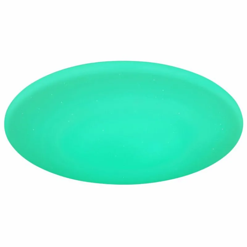 Luminaires Globo Lighting Plafonnier Globo RENA LED Blanc, 1 lumière, Télécommandes, Changeur de couleurs