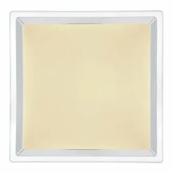 Luminaires Globo Lighting Plafonnier Globo RENA LED Nickel mat, Blanc, 1 lumière, Télécommandes, Changeur de couleurs* Éclairage Led