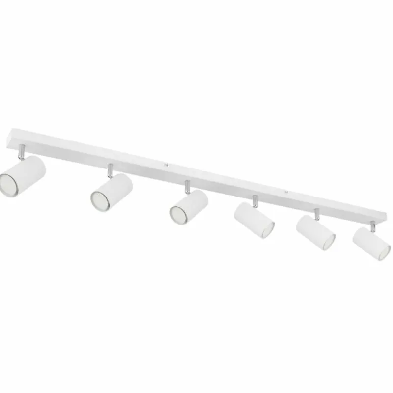 Luminaires Globo Lighting Plafonnier Globo ROBBY Blanc, 6 lumières* Spots Et Projecteurs