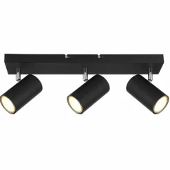 Luminaires Globo Lighting Plafonnier Globo ROBBY Noir, 3 lumières* Spots Et Projecteurs