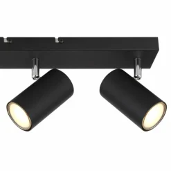 Luminaires Globo Lighting Plafonnier Globo ROBBY Noir, 3 lumières* Spots Et Projecteurs