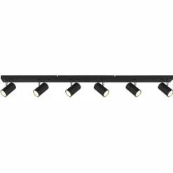 Luminaires Globo Lighting Plafonnier Globo ROBBY Noir, 6 lumières* Spots Et Projecteurs