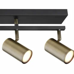 Luminaires Globo Lighting Plafonnier Globo ROBBY Noir, 5 lumières* Spots Et Projecteurs