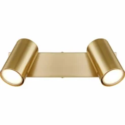 Lampes Dorées-Luminaires Globo Lighting Plafonnier Globo ROBBY Or, 2 lumières