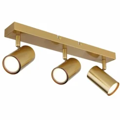 Lampes Dorées-Luminaires Globo Lighting Plafonnier Globo ROBBY Or, 3 lumières