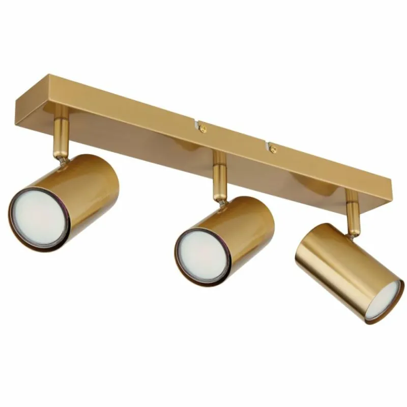 Lampes Dorées-Luminaires Globo Lighting Plafonnier Globo ROBBY Or, 3 lumières