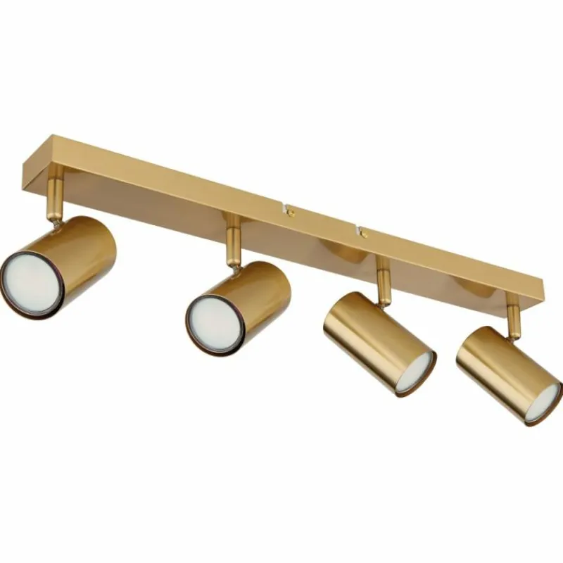 Lampes Dorées-Luminaires Globo Lighting Plafonnier Globo ROBBY Or, 4 lumières