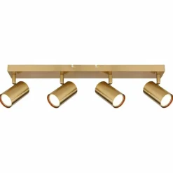 Lampes Dorées-Luminaires Globo Lighting Plafonnier Globo ROBBY Or, 4 lumières