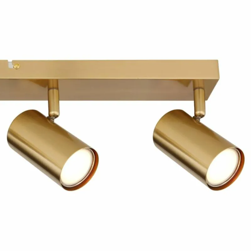 Lampes Dorées-Luminaires Globo Lighting Plafonnier Globo ROBBY Or, 4 lumières