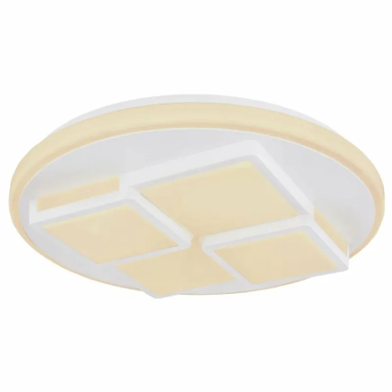 Luminaires Globo Lighting Plafonnier Globo RODERICK LED Blanc, 1 lumière, Télécommandes