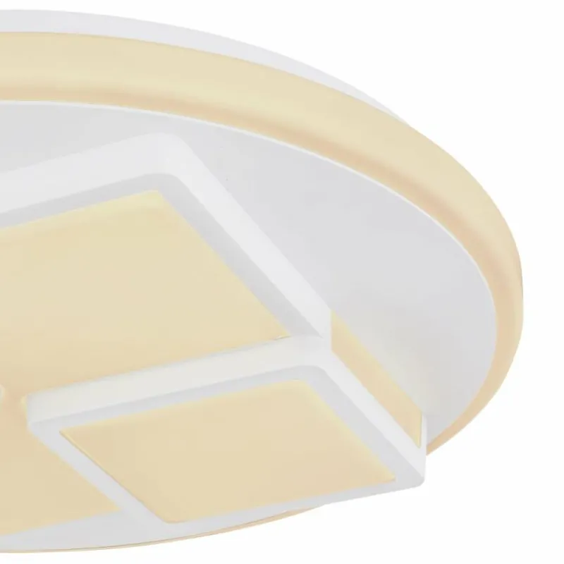 Luminaires Globo Lighting Plafonnier Globo RODERICK LED Blanc, 1 lumière, Télécommandes