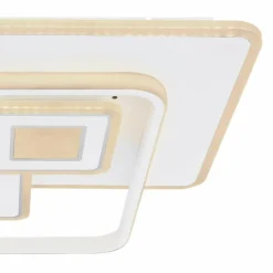 Luminaires Globo Lighting Plafonnier Globo RODERICK LED Blanc, 1 lumière, Télécommandes* Éclairage Led