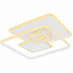 Luminaires Globo Lighting Plafonnier Globo RODERICK LED Blanc, 1 lumière, Télécommandes* Éclairage Led