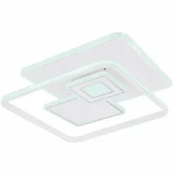 Luminaires Globo Lighting Plafonnier Globo RODERICK LED Blanc, 1 lumière, Télécommandes