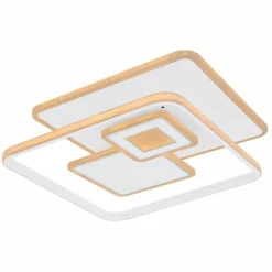 Luminaires Globo Lighting Plafonnier Globo RODERICK LED Blanc, 1 lumière, Télécommandes