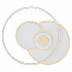 Luminaires Globo Lighting Plafonnier Globo RODERICK LED Blanc, 1 lumière, Télécommandes