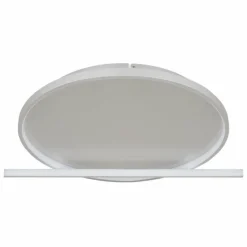 Luminaires Globo Lighting Plafonnier Globo RONDA LED Gris, 1 lumière, Télécommandes* Éclairage Led