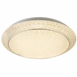 Luminaires Globo Lighting Plafonnier Globo RONJA LED Blanc, 1 lumière, Télécommandes* Éclairage Led