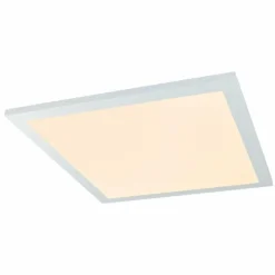 Luminaires Globo Lighting Plafonnier Globo ROSI LED Blanc, 1 lumière, Télécommandes, Changeur de couleurs