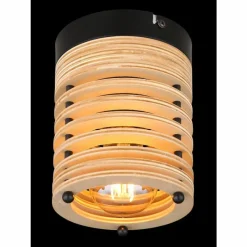 Luminaires Scandinaves-Luminaires Globo Lighting Plafonnier Globo RUTH Noir, 1 lumière