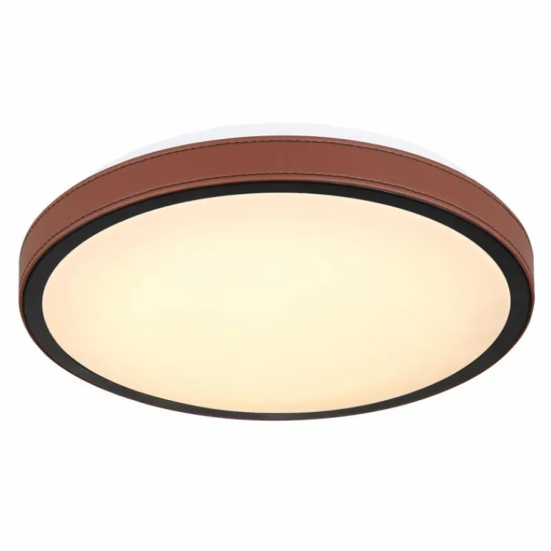 Luminaires Globo Lighting Plafonnier Globo SAMMI LED Brun, Noir, Blanc, 1 lumière* Éclairage Led