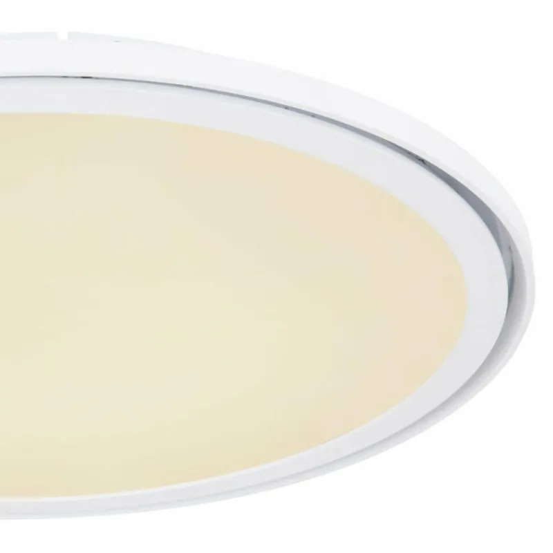 Luminaires Globo Lighting Plafonnier Globo SAMU LED Blanc, 1 lumière, Télécommandes, Changeur de couleurs* Éclairage Led