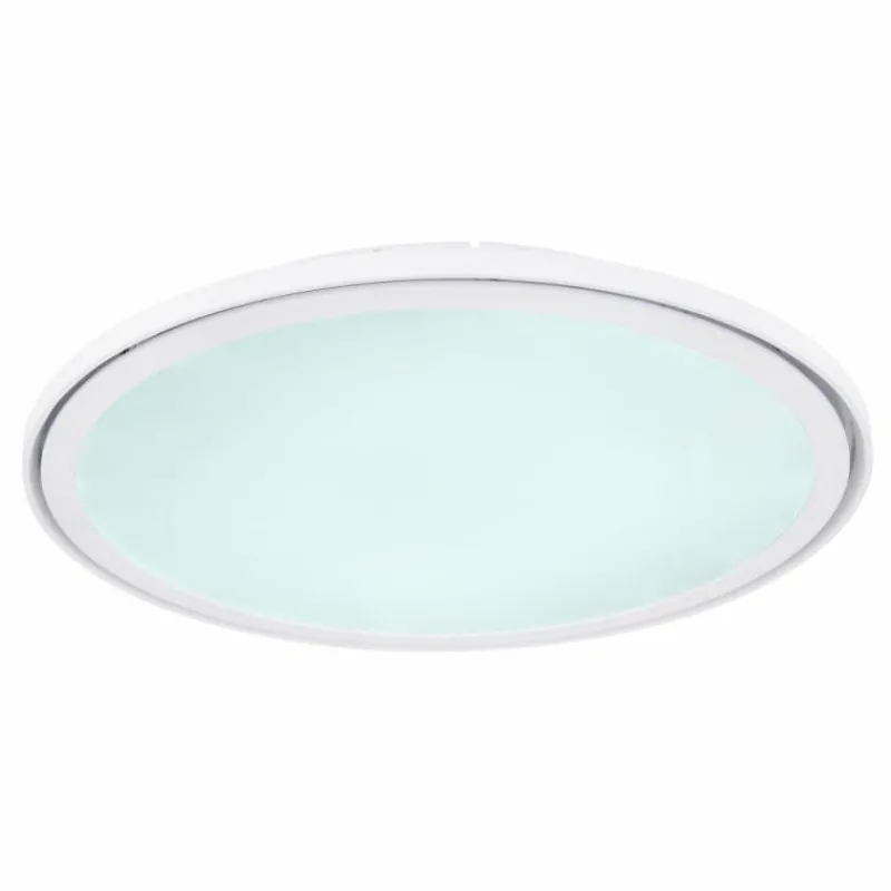 Luminaires Globo Lighting Plafonnier Globo SAMU LED Blanc, 1 lumière, Télécommandes, Changeur de couleurs* Éclairage Led