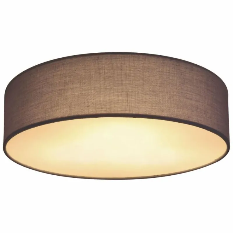 Lampes En Tissu-Luminaires Globo Lighting Plafonnier Globo SANNA Blanc, 3 lumières