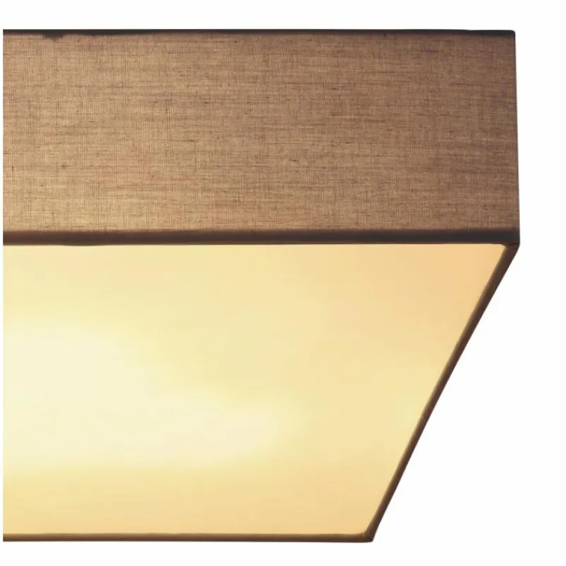 Lampes En Tissu-Luminaires Globo Lighting Plafonnier Globo SANNA Blanc, 3 lumières