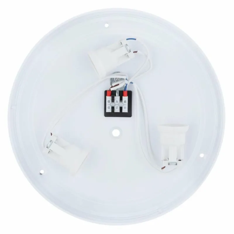 Lampes En Tissu-Luminaires Globo Lighting Plafonnier Globo SANNA Blanc, 3 lumières