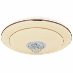 Luminaires Globo Lighting Plafonnier Globo SANTINA LED Blanc, 1 lumière, Télécommandes