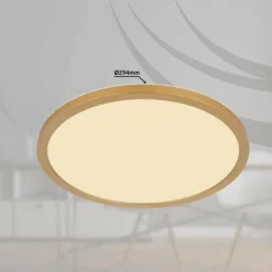Luminaires Globo Lighting Plafonnier Globo SAPANA LED Laiton, Blanc, 1 lumière* Éclairage Led