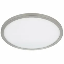 Luminaires Globo Lighting Plafonnier Globo SAPANA LED Nickel mat, Blanc, 1 lumière* Éclairage Led