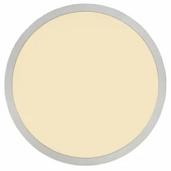 Luminaires Globo Lighting Plafonnier Globo SAPANA LED Nickel mat, Blanc, 1 lumière* Éclairage Led