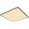 Luminaires Globo Lighting Plafonnier Globo SAPANA LED Nickel mat, Blanc, 1 lumière* Éclairage Led