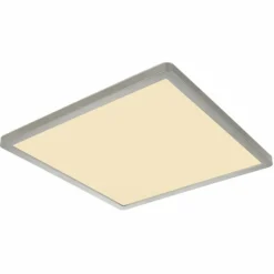 Luminaires Globo Lighting Plafonnier Globo SAPANA LED Nickel mat, Blanc, 1 lumière* Éclairage Led