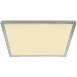 Luminaires Globo Lighting Plafonnier Globo SAPANA LED Nickel mat, Blanc, 1 lumière* Éclairage Led