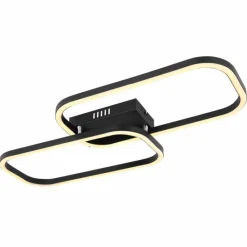 Luminaires Globo Lighting Plafonnier Globo SILLA LED Noir, 1 lumière* Éclairage Led