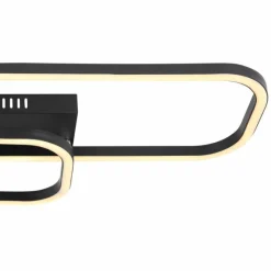 Luminaires Globo Lighting Plafonnier Globo SILLA LED Noir, 1 lumière* Éclairage Led