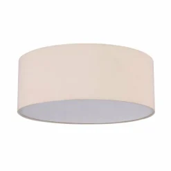 Lampes En Tissu-Luminaires Globo Lighting Plafonnier Globo SIMONE Blanc, 3 lumières