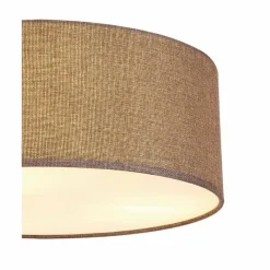 Lampes En Tissu-Luminaires Globo Lighting Plafonnier Globo SIMONE Blanc, 3 lumières